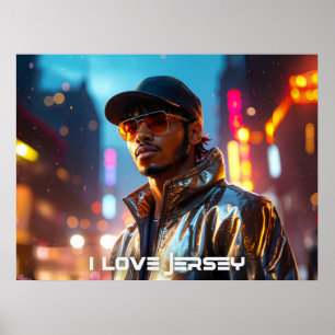 NEW JERSEY - I LOVE JERSEY POSTER