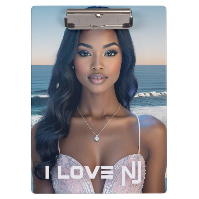 NEW JERSEY - I LOVE NJ CLIPBOARD (Front)