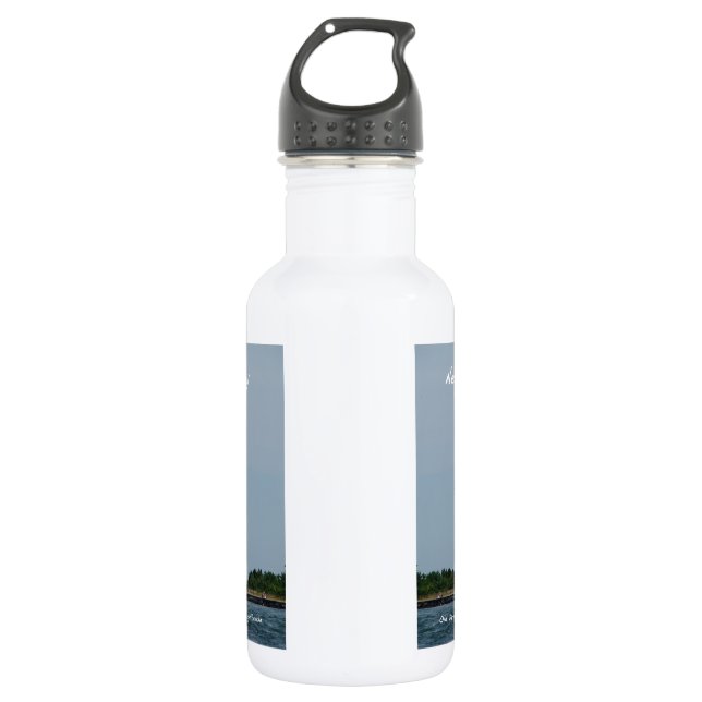New Jersey is Awesome - Barnegat Lighthouse 532 Ml Water Bottle (Front)