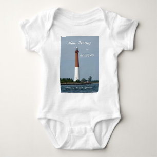 New Jersey is Awesome - Barnegat Lighthouse Baby Bodysuit