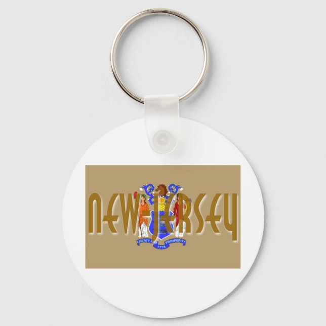 New Jersey Key Ring (Front)