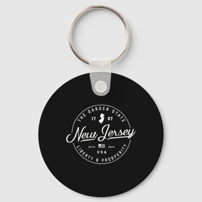 New Jersey  Key Ring (Front)