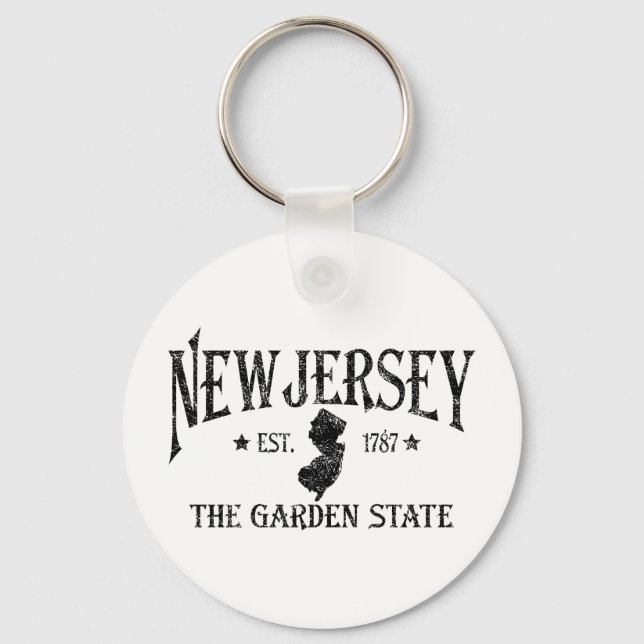 New Jersey Key Ring (Front)