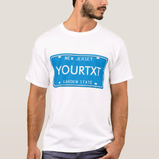 New Jersey License Plate T-Shirt