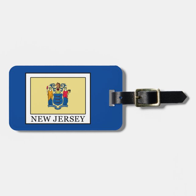 New Jersey Luggage Tag (Front Horizontal)
