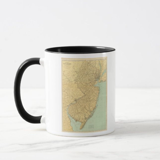 New Jersey Map Mug (Left)