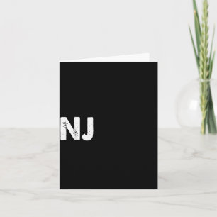 New Jersey Marathon Shirt, Run Nj Card