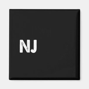 New Jersey Marathon Shirt, Run Nj  Magnet