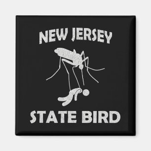 New Jersey Mosquito State Bird Funny Outdoors  Magnet
