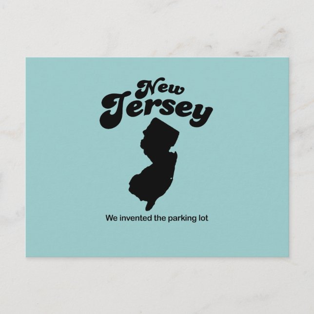 New Jersey Motto - We invented the parking lot Postcard (Front)