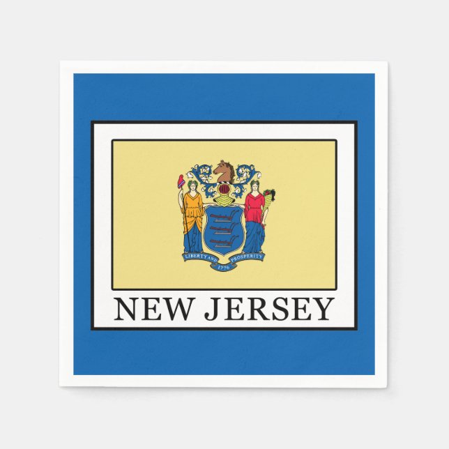 New Jersey Napkin (Front)