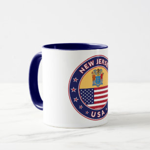 New Jersey, New Jersey sticker, phone case, bag Mug