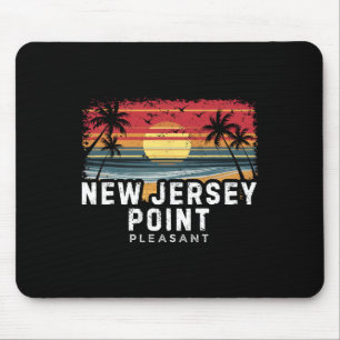 New Jersey Point Pleasant Surfboard Beach Mouse Pad