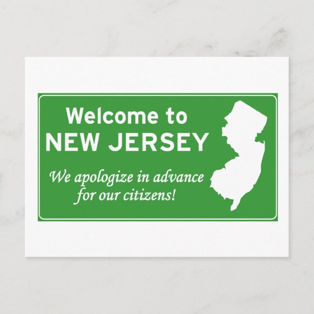 New Jersey Postcard (Front)