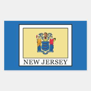 New Jersey Rectangular Sticker