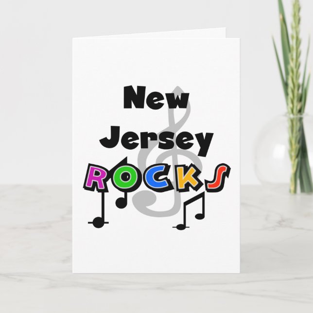 New Jersey Rocks Card (Front)