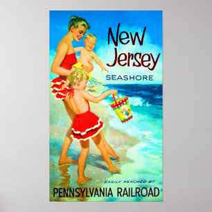 New Jersey Seashore Poster