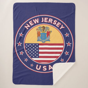 New Jersey Sherpa Blanket