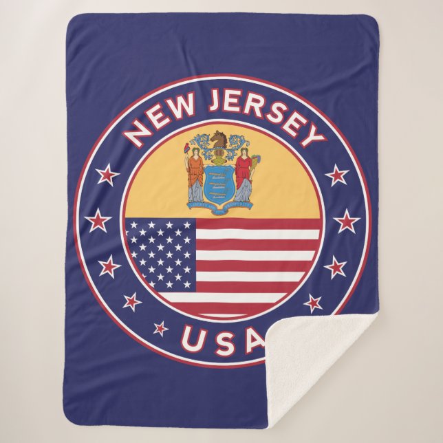 New Jersey Sherpa Blanket (Front)