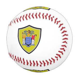 New Jersey shield flag baseball