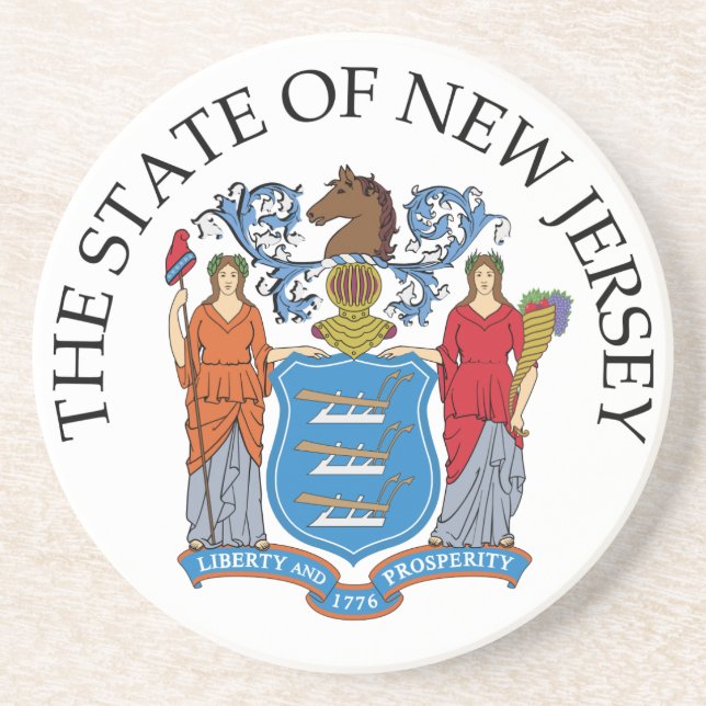 New Jersey sign Coaster (Front)