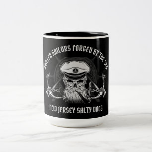 NEW JERSEY SKILLED SAILORS Two-Tone COFFEE MUG