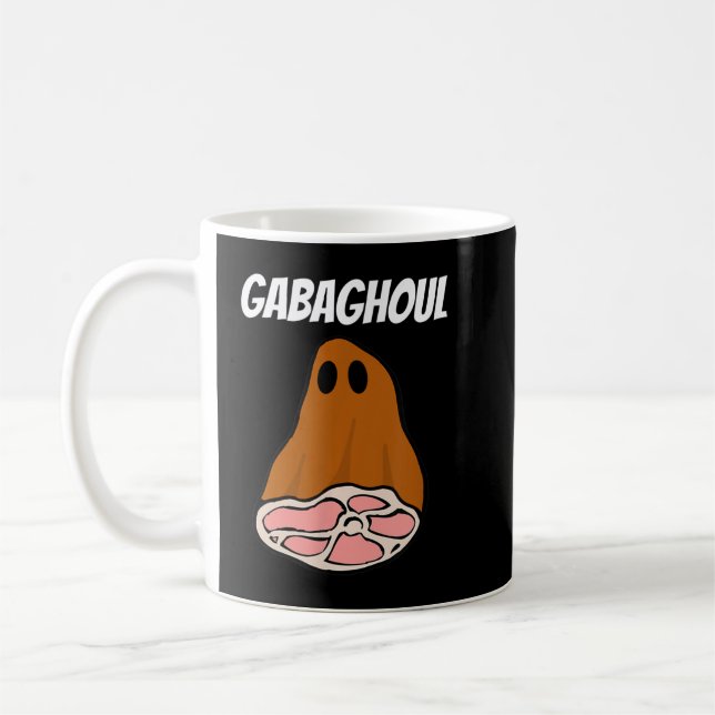 New Jersey Slang Halloween Dry Cured Meat Gabaghou Coffee Mug (Left)