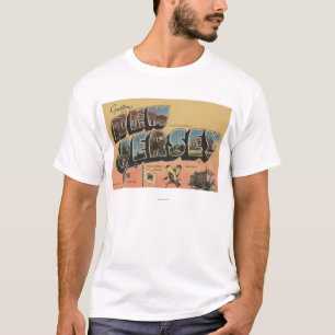 New Jersey (State Capital/Flower/Bird) T-Shirt
