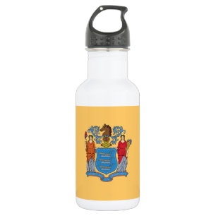 New Jersey State Flag 532 Ml Water Bottle