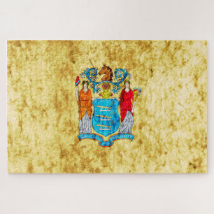 New Jersey State Flag Jigsaw Puzzle