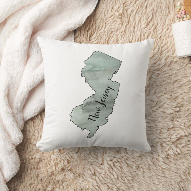New Jersey State Illustration Cushion (Blanket)