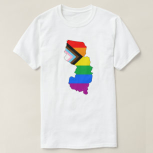 New Jersey State Pride LGBTQ Progress Pride T-Shirt