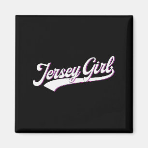 New Jersey State Usa Jersey Girl For Girls, Women  Magnet