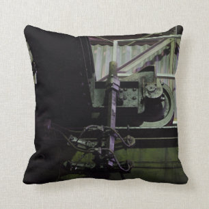 New Jersey Steel Mill Throw Pillow