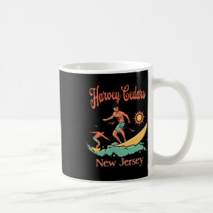 New Jersey Surfer Harvey Cedars Nj Surfing Beach V Coffee Mug
