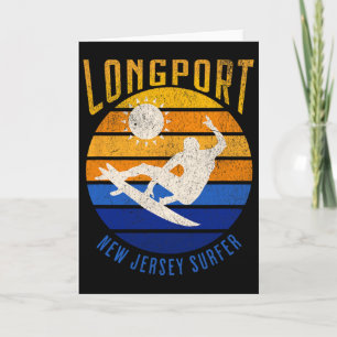 New Jersey Surfer Longport Nj Surfing Beaches Beac Card
