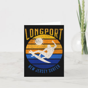 New Jersey Surfer Longport Nj Surfing Beaches Beac Card