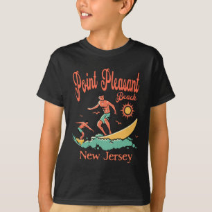 New Jersey Surfer Point Pleasant Beach Nj Surfing T-Shirt