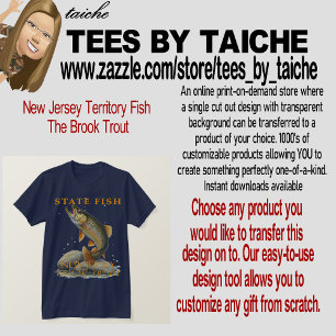 New Jersey Territory Fish The Brook Trout T-Shirt