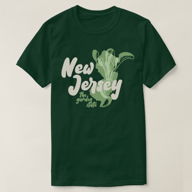 New Jersey - The Garden State - Beet T-Shirt (Design Front)
