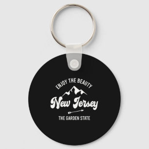 New Jersey - The Garden State - Enjoy The Beauty  Key Ring