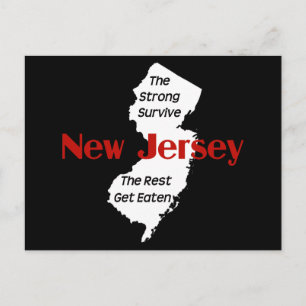 New Jersey: the strong survive; the rest get eaten Postcard