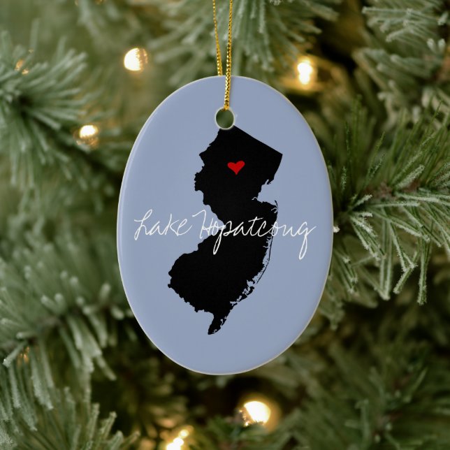 New Jersey Town Ceramic Tree Decoration (Tree)
