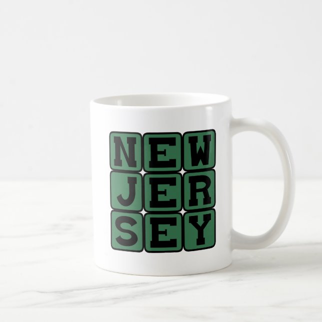 New Jersey, United States Coffee Mug (Right)