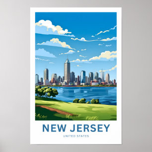 New Jersey United States Travel Poster