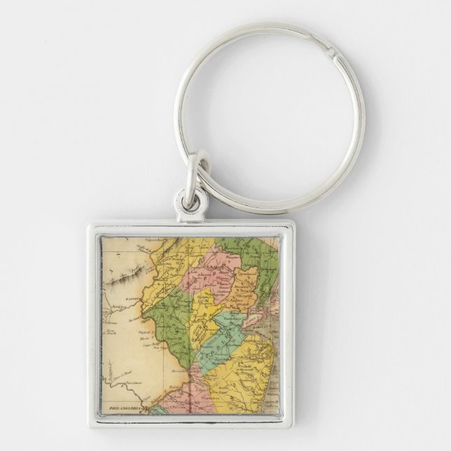 New Jersey US Key Ring (Front)