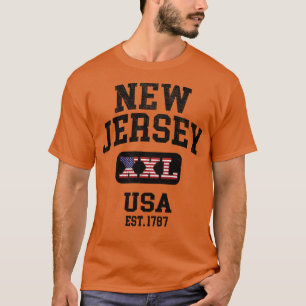 New Jersey USA XXL Athletic design T-Shirt