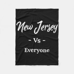 New Jersey Vs Everyone Fleece Blanket