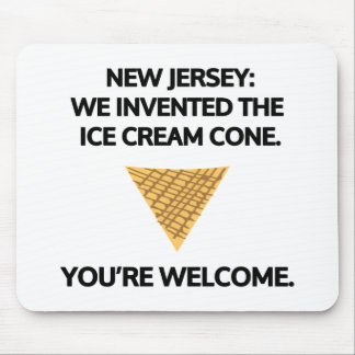 New Jersey: We invented the ice cream cone. Mouse Pad