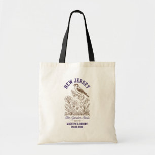 New Jersey Wedding Welcome Bag, State Love Tote Bag